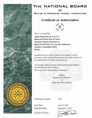 Certifillado Sello R. 2022-2025